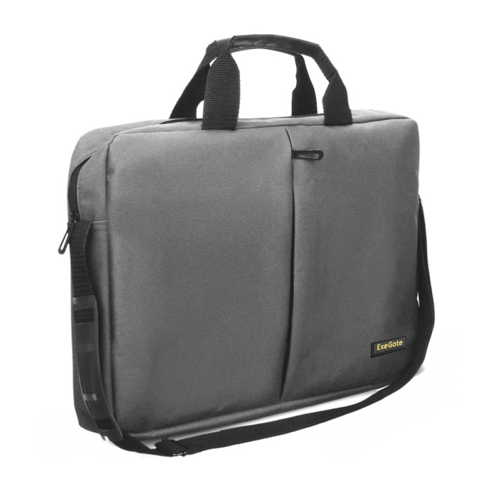 Сумка для ноутбука ExeGate Office F1590, EX264614RUS, up to 15.6", grey