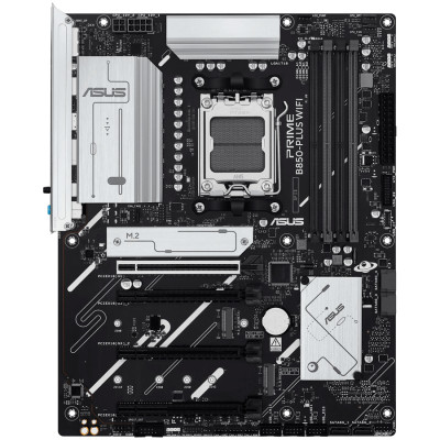 ASUS Main Board Desktop AMD Socket AM5 AMD B850 Chipset 4 x DIMM slots, max. 256GB 1 x DisplayPort 1 x HDMI port 1 x Wi-Fi module 3 x M.2 slots 4 x SATA ATX Form Factor