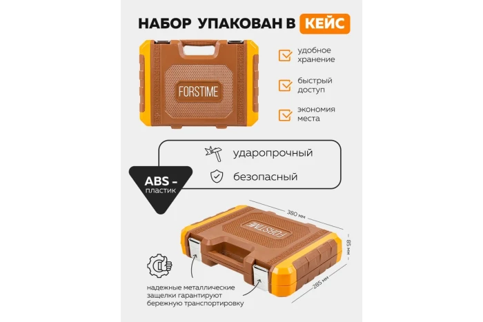 Набор инструментов 94 пр.1/4'',1/2''(6гр.)(4-32мм) 52554 FT-4941-5