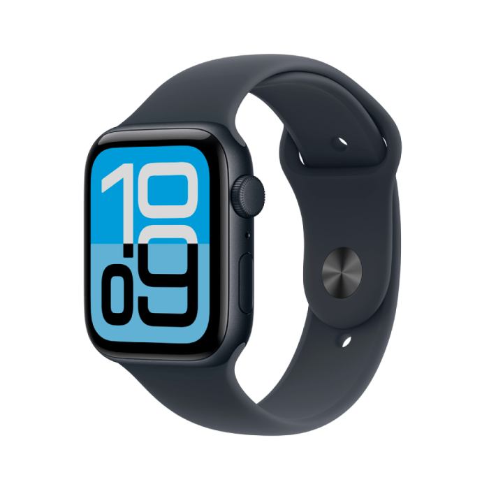 Apple Watch SE 3 GPS 44mm Midnight Aluminium Case with Midnight Sport Band - M/L,Model A3325