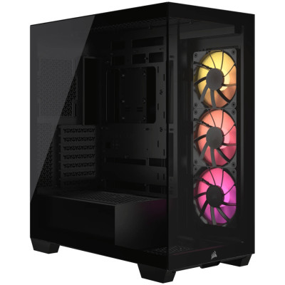 Corsair 3500X ARGB Tempered Glass Mid-Tower, Black