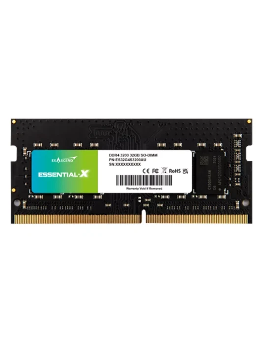 Модуль памяти для ноутбука Exascend ES16G4S3200AU, DDR4 SO-DIMM, 16Gb, 3200MHz, C22