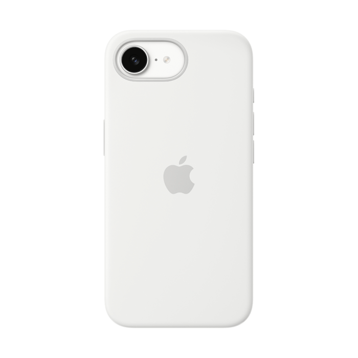 iPhone 16e Silicone Case – White