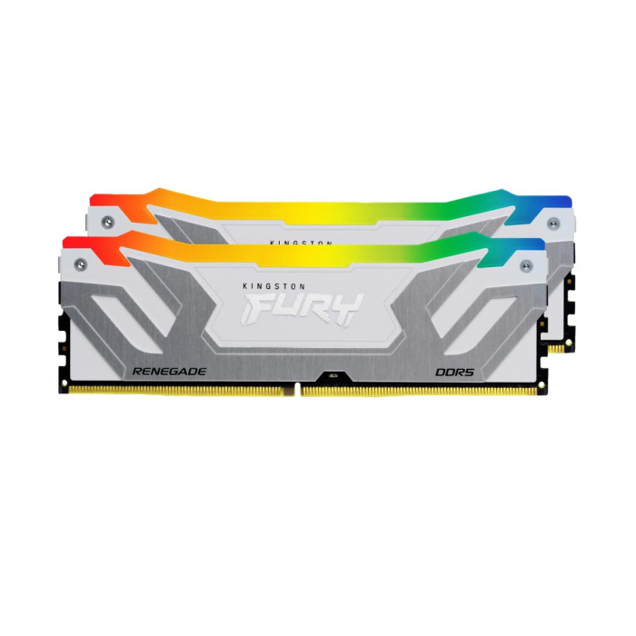 CU-DIMM DDR5 48 GB kit <8800MHz> Kingston Fury Renegade RGB, KF588CU42RWAK2-48, (2x24G), CL42, white
