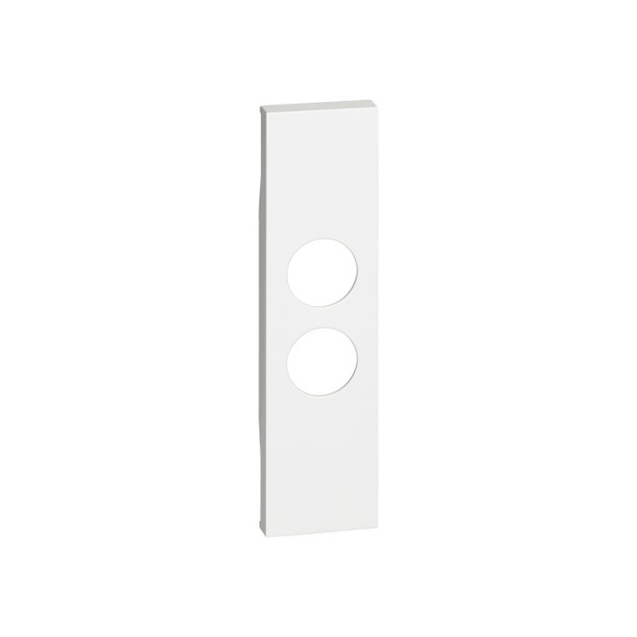 Лицевая панель Bticino KW09 Living Now для TV розеток с 2 отверстиями 1 модуль белый