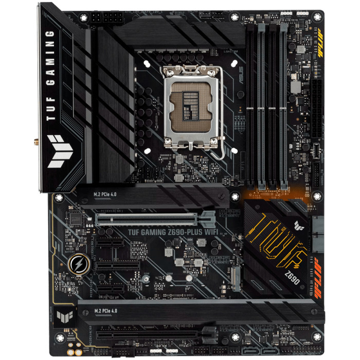 ASUS MB TUF GAMING Z690-PLUS WIFI, Z690, LGA1700, 4xDDR5, DP / HDMI, 1x PCIe 5.0 x16, 1xPCIe 3.0 x16, 2xPCIe 3.0 x4, 2xPCIe 3.0 x1 slots, 4xSATA, 4xM.2, 2.5G LAN, Wi-Fi 6E + BT5.2, ATX