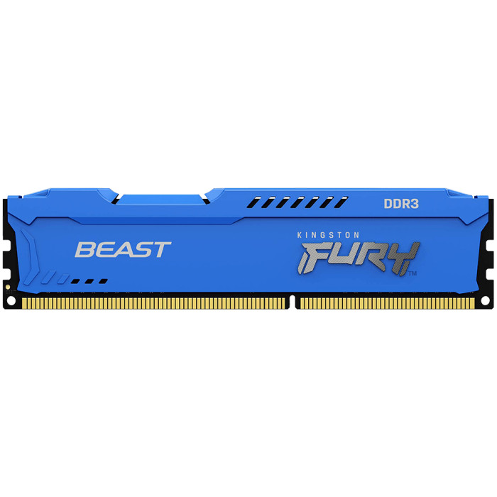 Kingston 4GB 1600MT/s DDR3 CL10 DIMM FURY Beast Blue