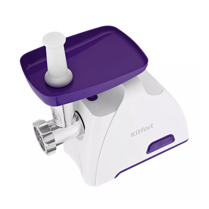 Мясорубка КТ-2112-1 бело-синяя