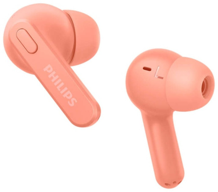 Наушники беспроводные вакуумные PHILIPS TAT2206PK/00 мик/Bluetooth 5.0/быстрая зарядка/IPX4/монофонический режим