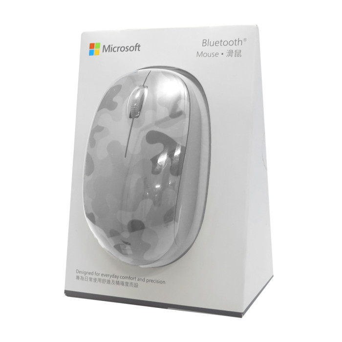 Mouse Microsoft Camo SE [8KX-00007], Wireless Optical Mouse, white camo