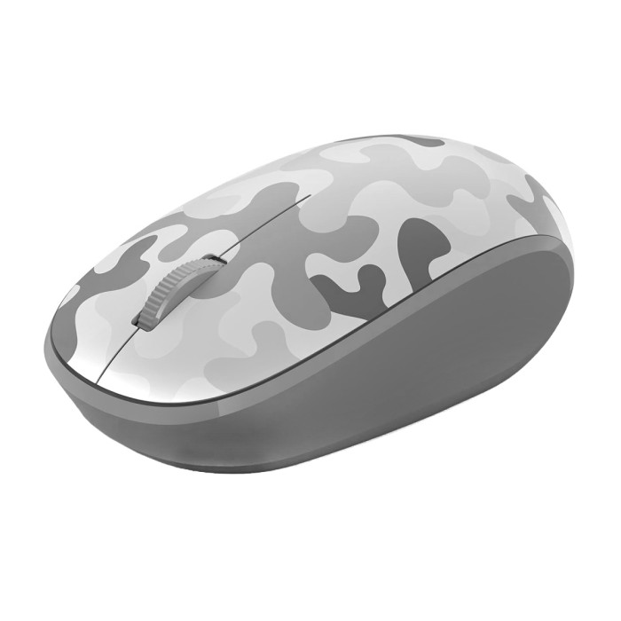 Mouse Microsoft Camo SE [8KX-00007], Wireless Optical Mouse, white camo