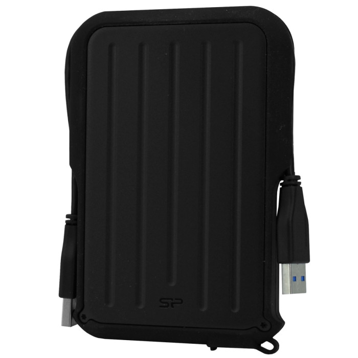 HDD USB 2 TB Silicon Power, A66, SP020TBPHD66SS3K, USB 3.2, black