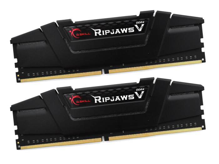 DIMM DDR4 32 GB kit <3200MHz> G.Skill RipJaws V, F4-3200C16D-32GVK, (2x16GB), 16-18-18-38