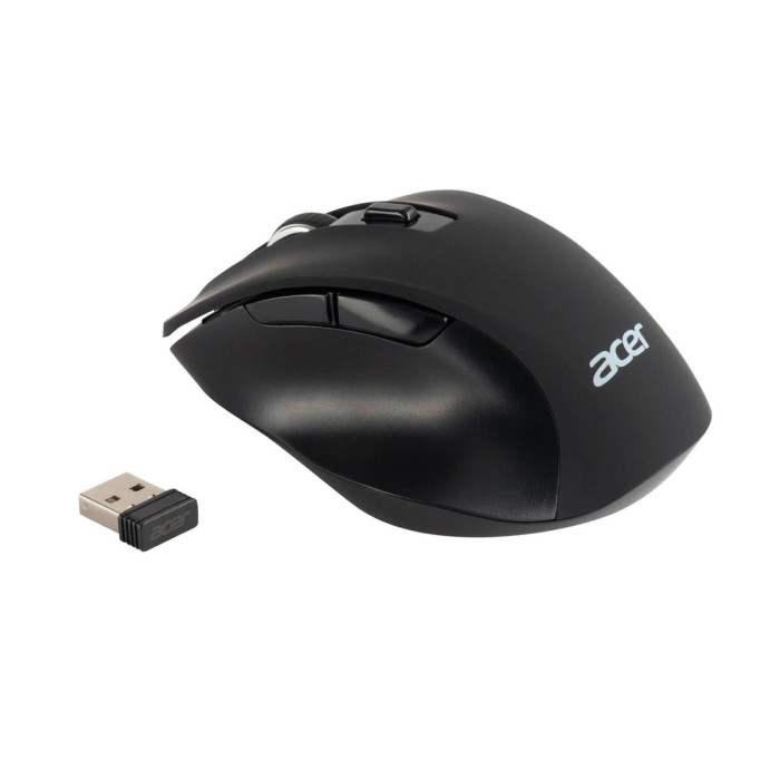 Mouse Acer OMR140, Wireless, Optical 1600 dpi, 1AA, USB, black