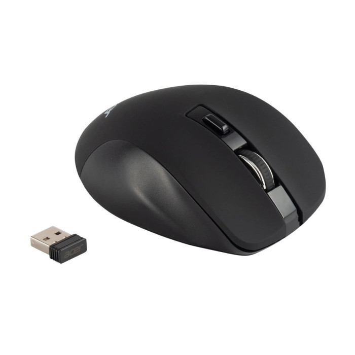 Mouse Acer OMR140, Wireless, Optical 1600 dpi, 1AA, USB, black