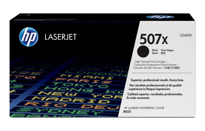 Картридж HP 507X Black LaserJet Toner Cartridge для HP Color LaserJet MFP M570/M551/M575