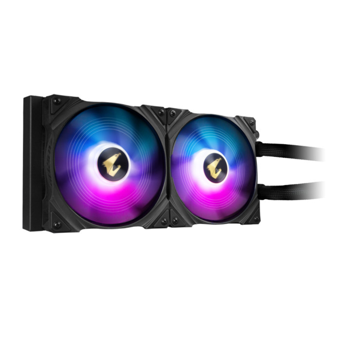 Water Cooler, Gigabyte AORUS WATERFORCE X280, for 2011/2066/1366/115*/1700/AMD, 800-2500rpm