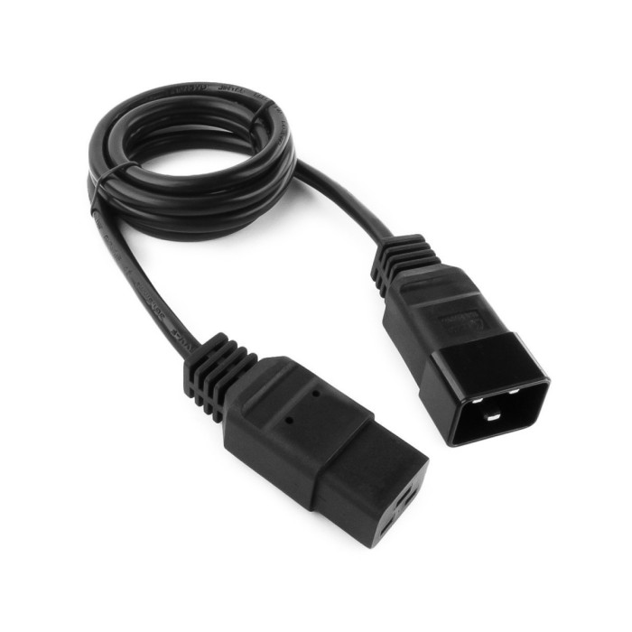 Cable power, Cablexpert PC-189-C19, Schuko - C13, 1.5м, black