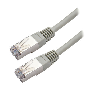 Cable  Patch cord  FTP 6e-Cat  2 m Cablexpert PP6-2M, серый