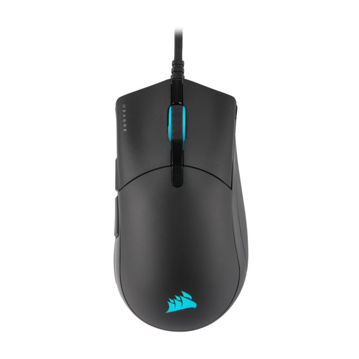 Mouse Corsair, Sabre PRO, Optical, 18000 dpi, 6 button, 2.1m cable, USB, [CH-9303111-EU], black