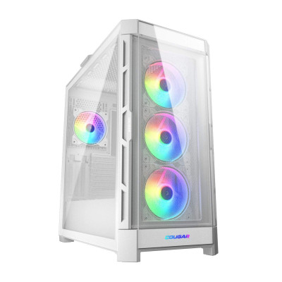 Case ATX midi tower Cougar DuoFace PRO RGB, (без БП), white