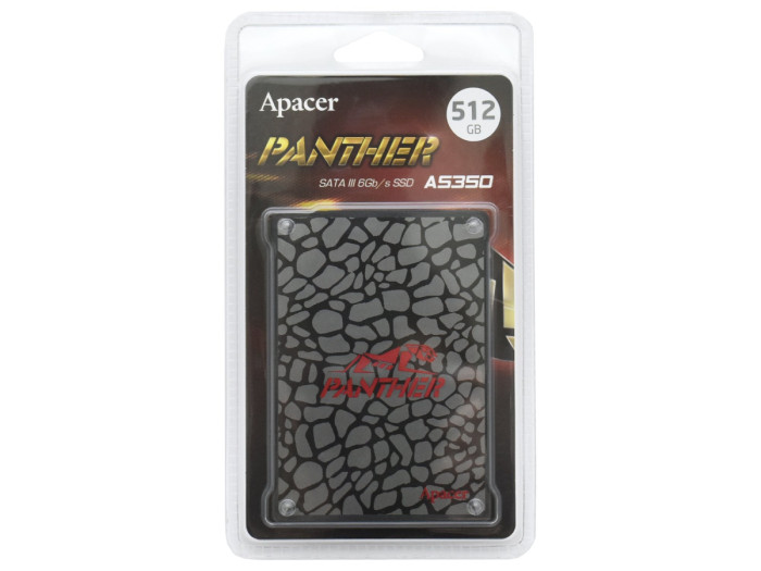 SSD SATA  512 GB Apacer Panther AS350, AP512GAS350-1, SATA 6Gb/s