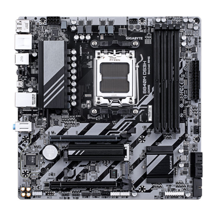 MB Socket AM5, MATX, AMD B840 (DP+HDMI), Gigabyte B840M DS3H, 4DDR5, PCIx16