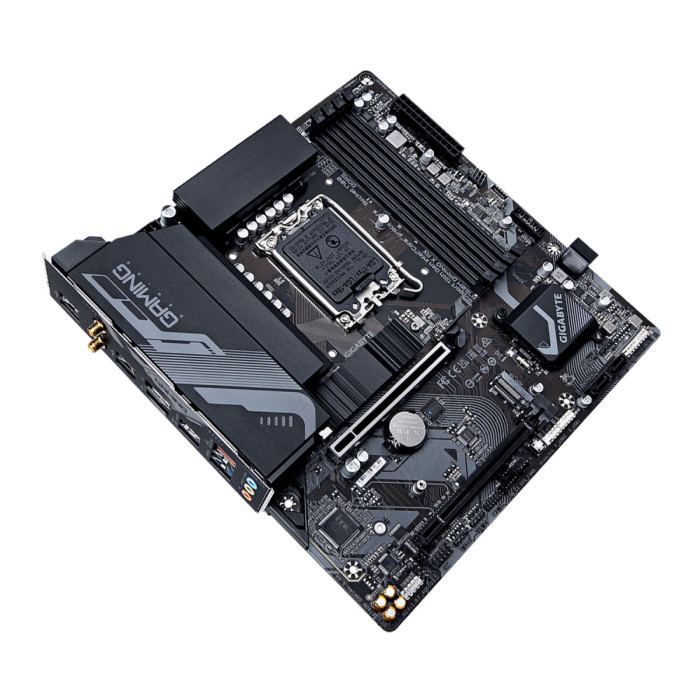 MB Socket1700, MATX, iB760 (DP+HDMI), Gigabyte B760M GAMING X AX (rev.1.2), 4DDR5, 2PCIx16
