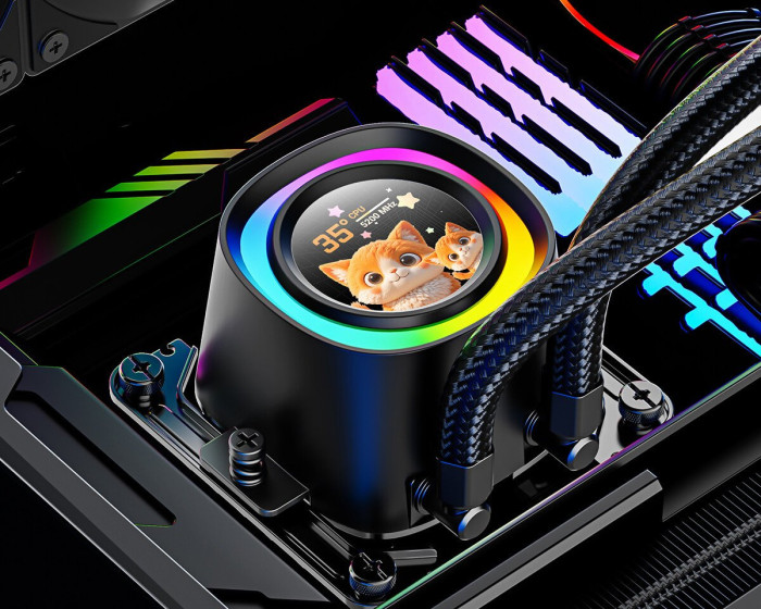 Водяное охлаждение для процессора ID-COOLING FX360 LCD
