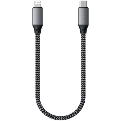 SATECHI Type C to MFI Cable 10 inch- Space Gray