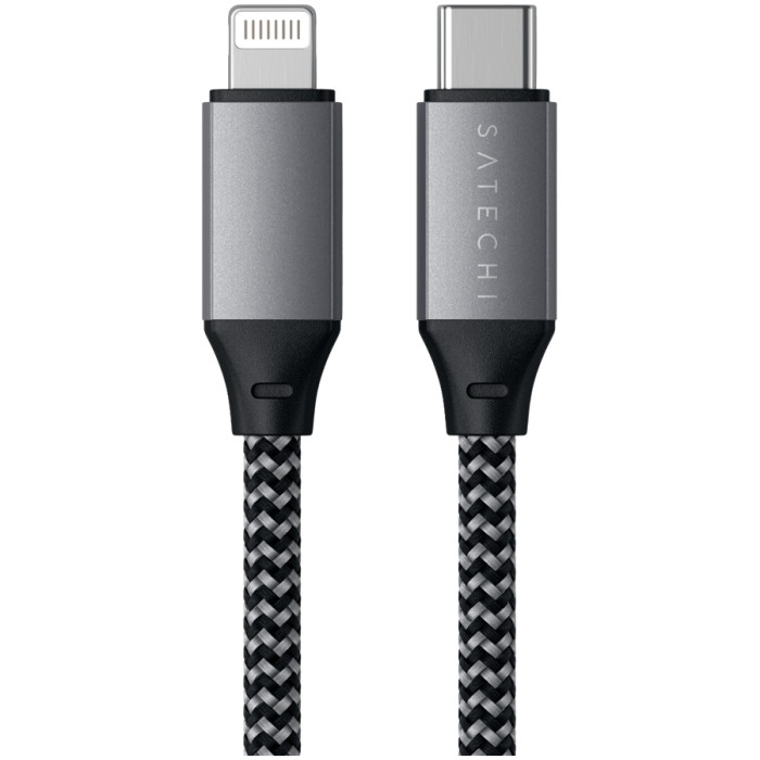 SATECHI Type C to MFI Cable 10 inch- Space Gray