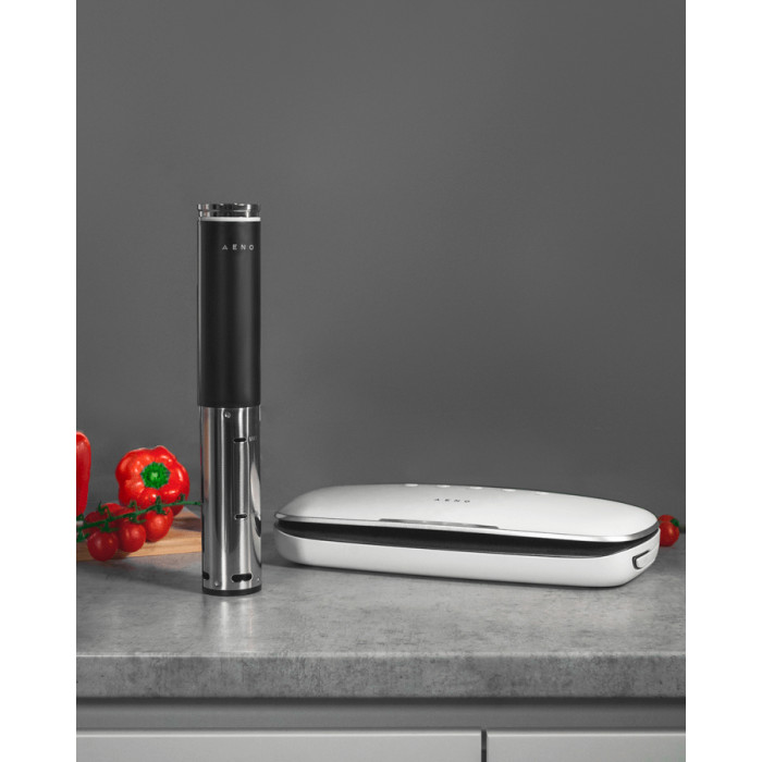 AENO Vacuum sealer VS2: 120W, 75kPa, Dry/Moist Food Mode, 3 modes: Vac+Seal, Seal, Pulse, Max Pocket Width 30 cm