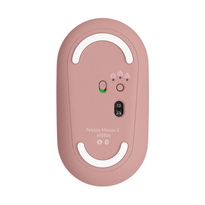 Mouse Logitech Pebble 2 M350S,  4000 dpi, 1AA, BT, Pink