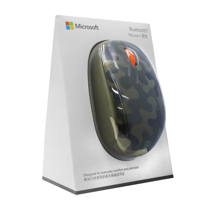 Mouse Microsoft Camo SE [8KX-00031], Wireless Optical Mouse, green camo