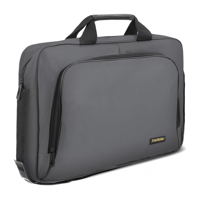 Сумка для ноутбука ExeGate Office F1596, EX264612RUS, up to 15.6", grey
