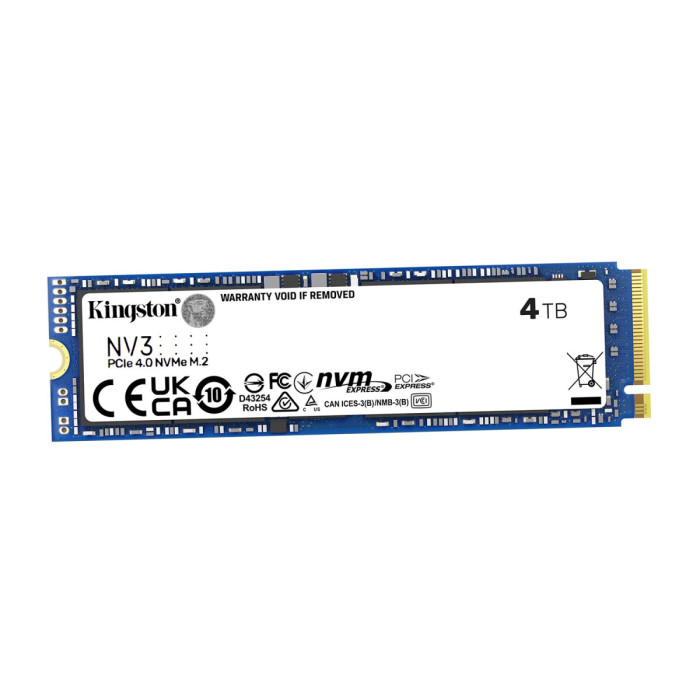 SSD M.2 PCIe 4 TB Kingston SNV3S, SNV3S/4000G, PCIe 4.0 NVMe