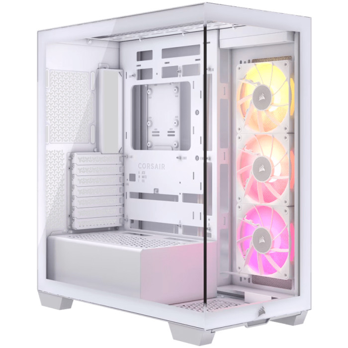 CORSAIR iCUE LINK 3500X RGB Mid-Tower PC Case - White