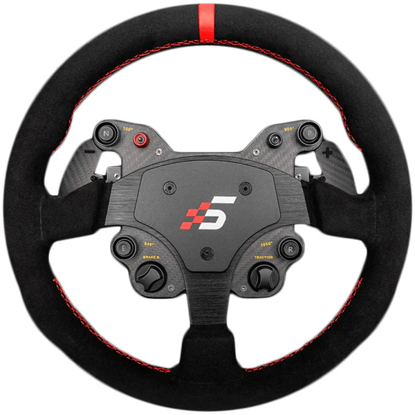 GT1 Round Steering Wheel | Shifter Paddles | AlcantaraSIMAGIC QR70 Included