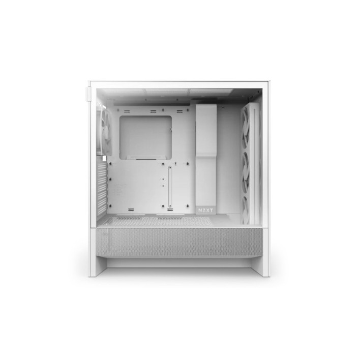 Компьютерный корпус NZXT H5 Flow RGB CC-H52FW-R1 White без Б/П