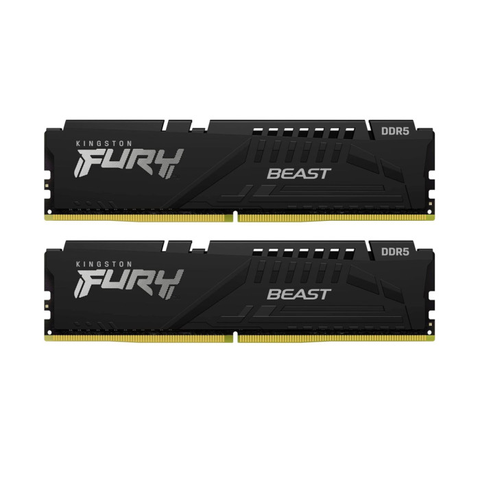 DIMM DDR5 128 GB kit <5600MHz> Kingston Fury Beast, KF556C40BBK2-128, (2x64GB), CL40