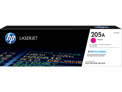 Картридж лазерный HP CF533A, LaserJet 205A, пурпурный