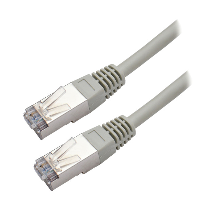 Cable  Patch cord  FTP 6e-Cat  5 m Cablexpert PP6-5M, серый