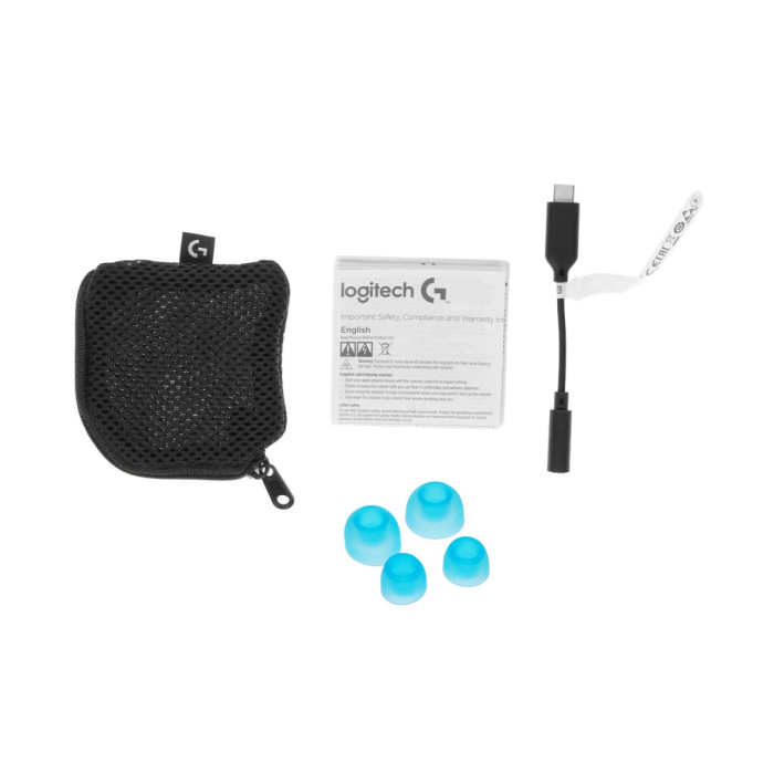 Garnitura Logitech G333 ,(981-000924) ,  24ohm, 20-20000Hz, 101.6dB, jack 3.5 ,  Black-Blue