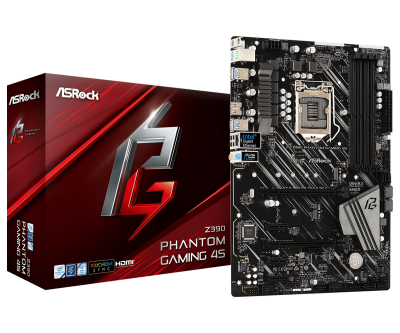 Материнская плата ASRock Z390 PHANTOM GAMING 4S iZ390 1151 4xDDR4 6xSATA RAID ATX