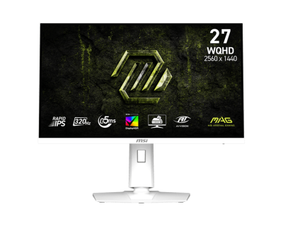 Монитор 27" MSI MAG 274QRFW X32 IPS 2560x1440 320Hz 0,5ms 300cd/m 1000:1 1xDP 2xHDMI Type-C Белый
