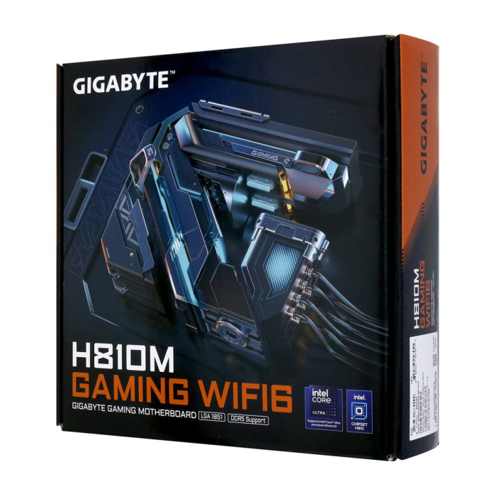 MB Socket1851, MATX, H810 (DP+HDMI) Gigabyte H810M GAMING WIFI6, 2DDR5, PCIx16