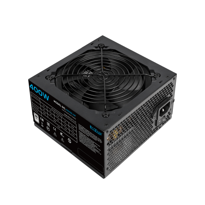 Блок питания PCCooler  HW400-NP, 400W, Non Modular, 80+, Fan 120mm, HW400-NP