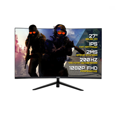 Игровой Монитор Vega 27" IPS 200Hz Curved