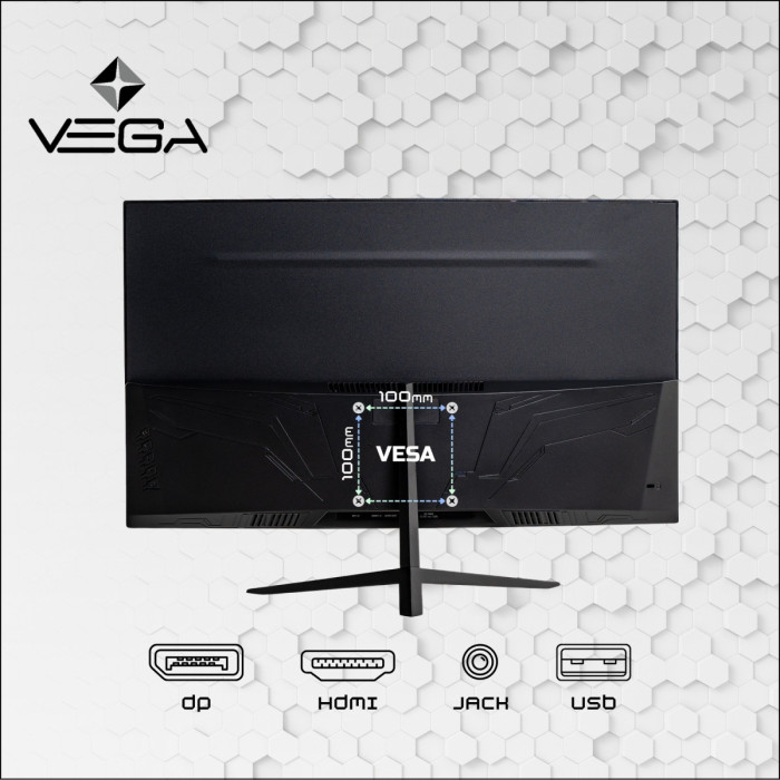 Игровой Монитор Vega 27" IPS 200Hz Curved