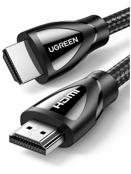 Кабель Ugreen HD140 HDMI A M/M Cable with Braided, 1,5m, 80402